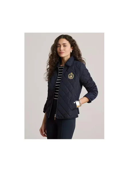 Kurtka Ralph Lauren pikowana niebieska