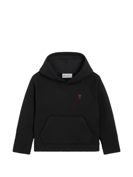 Bluza z kapturem dziecięca Ami Paris czarna