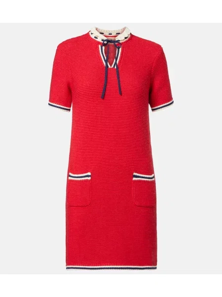 Rochie Valentino de lână roșu