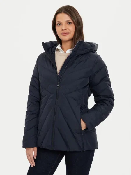 Tommy Hilfiger Geacă din puf Chevron Bleumarin albastru