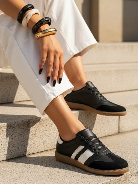 Sportowe sneakersy NISTI Dstreet czarne