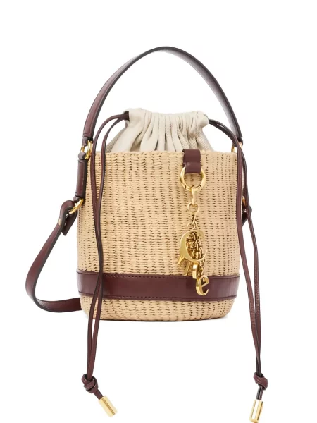 Geantă bucket Chloé din piele