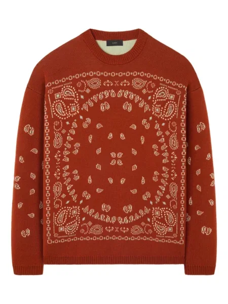 Pulover Alanui din jacard maro