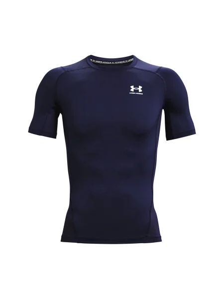 Tricou Under Armour Hg Armour Comp SS Midnight Navy/ White M alb