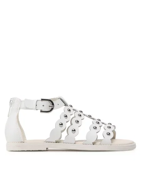 Geox Σανδάλια J Sandal Karly Girl S λευκό