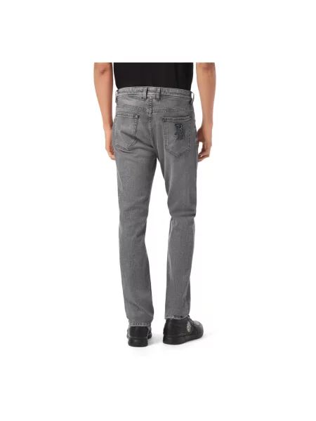 Jeansy straight leg Billionaire szare