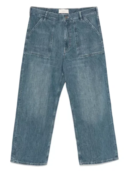 Pantaloni chino Jeanerica albastru