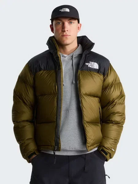 Пуховик The North Face ретро коричневый