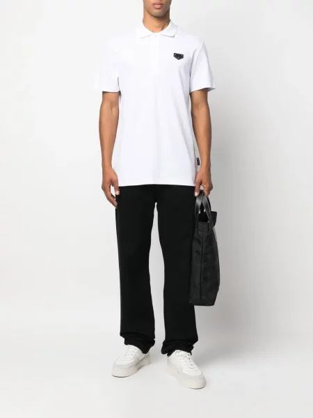 Polo marškinėliai Philipp Plein balta
