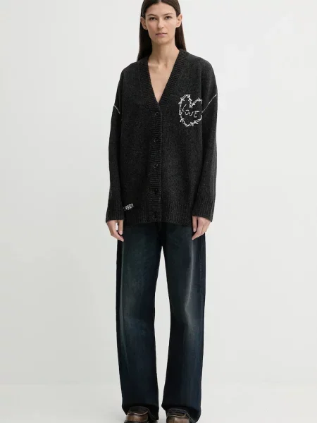 ZADIG&VOLTAIRE kardigan wełniany lekki szary