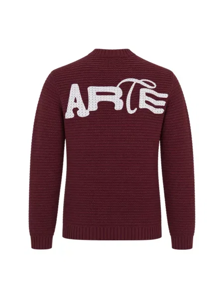 Dzianinowy sweter Arte Antwerp czerwony