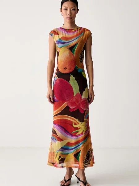 Never Fully Dressed rochie de vară portocaliu