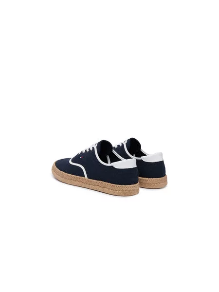 Espadrilky Tommy Hilfiger Th Hi Vulc Core Jutte Canvas Tmavomodrá