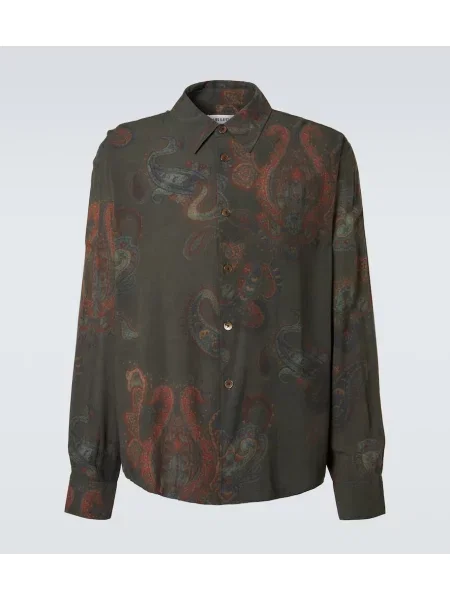 Košile Our Legacy s paisley potiskem zelená