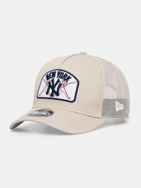 New Era trucker kapa MLB MC TRUCKER NYY bež