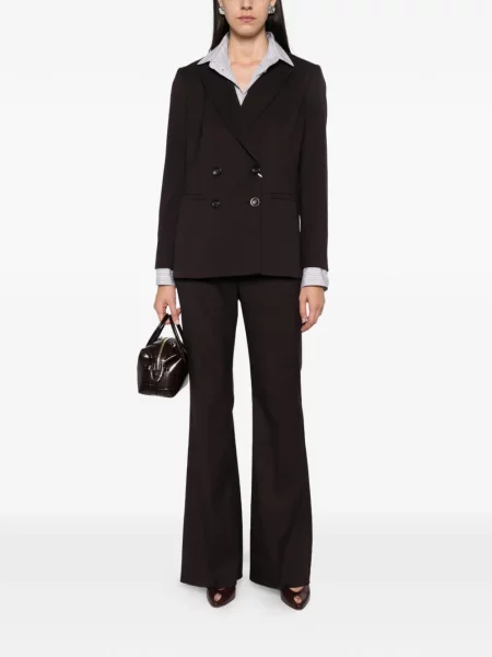 Pantaloni Pennyblack evazate maro