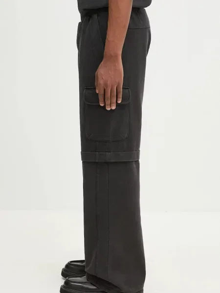 Παντελόνι Daily Paper Garment Wash Pants μαύρο