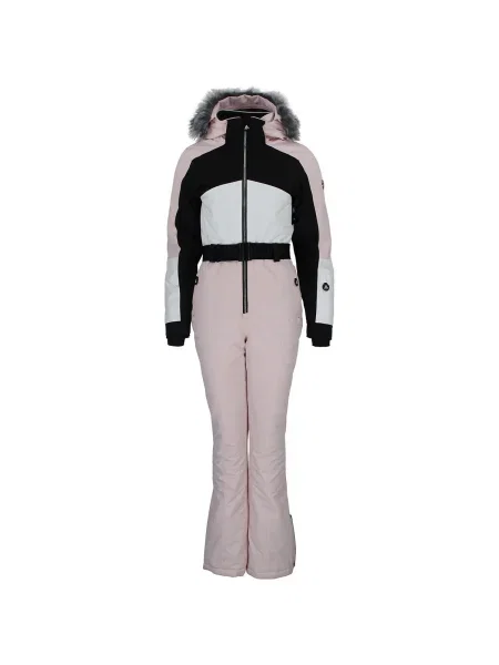 Salopetă Peak Mountain roz