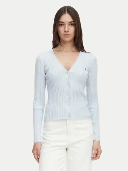 Calvin Klein Jeans Kardiganas Šviesiai mėlyna