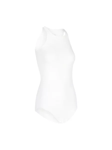 Top Rick Owens na ramiączkach biały