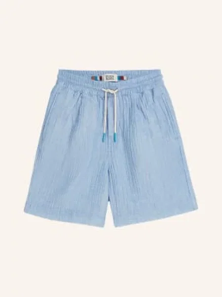 Scotch & Soda Mušelínové Šortky tmavě modrá