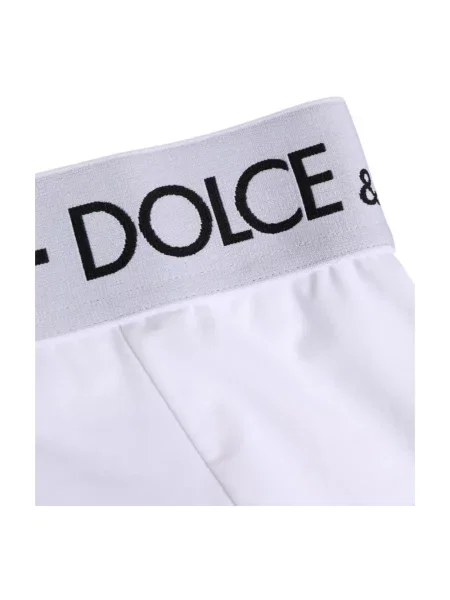 Majtki Dolce And Gabbana z logo białe