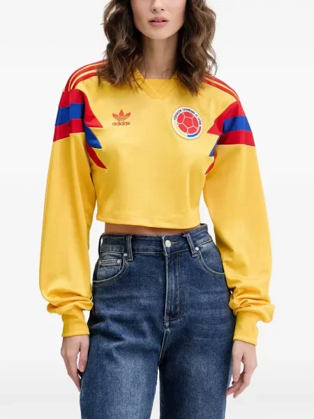 Hímzett hálós futó melegítő felső Adidas kék