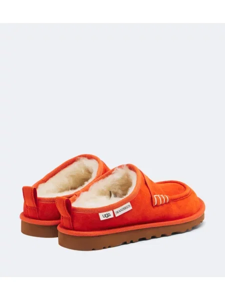 Slip on hlačke slip Jw Anderson iz semiša oranžna