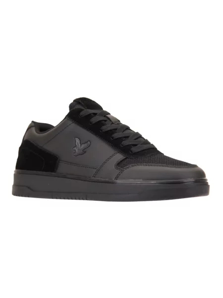 Sneakersy Lyle & Scott skórzane czarne