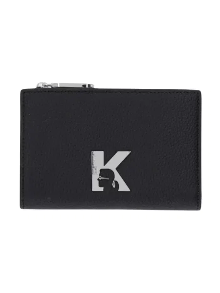 Karl Lagerfeld Jeans portfel skórzany czarny