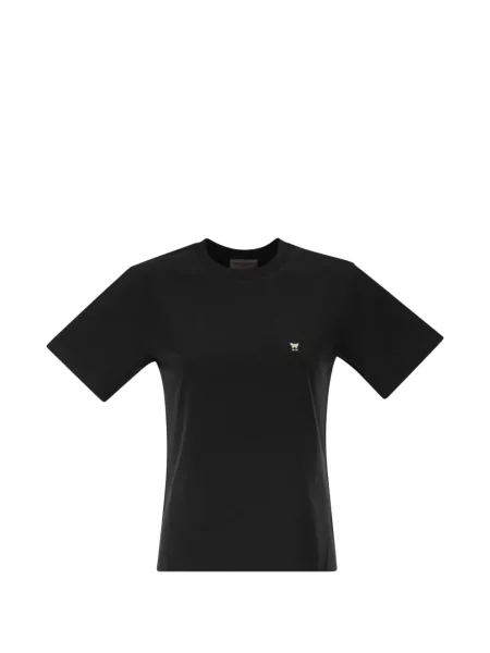 Tricou Weekend Max Mara cu broderie negru