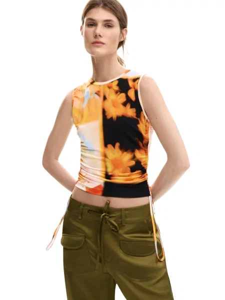 Top Desigual bez rękawów