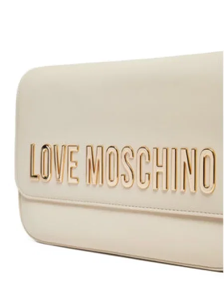 Táska LOVE MOSCHINO Ekru