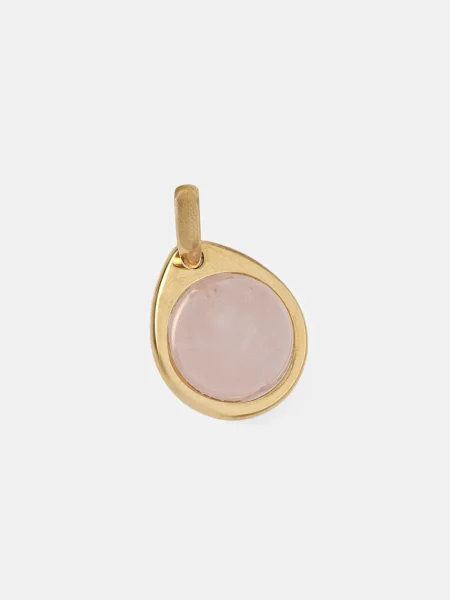 EDBLAD privjesak za žene od nehrđajućeg čelika s kvarcom Birthstone Charm October