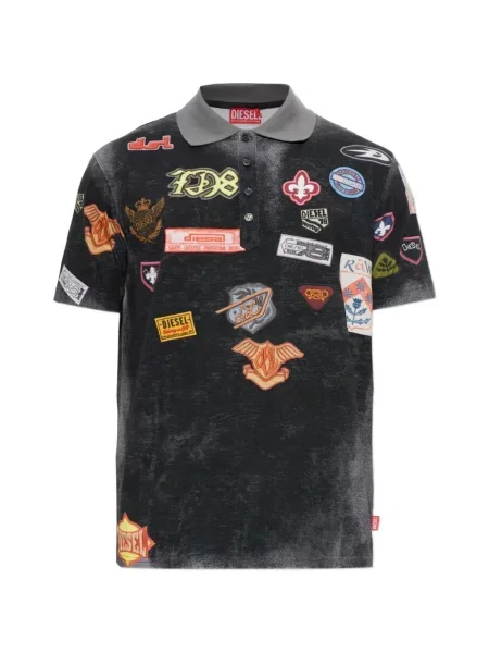 Tricou polo Diesel negru
