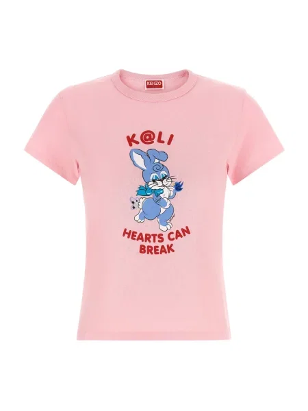 Kenzo Koszulki Kobieta XS Koszulka T-shirt z kreskówką różowy