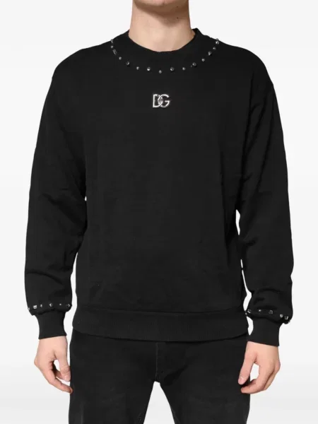 Pulover Dolce & Gabbana cu autograf negru