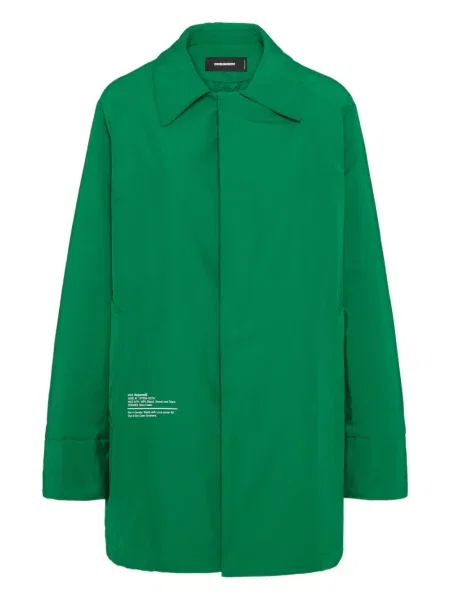 Palton Dsquared2 cu imagine verde