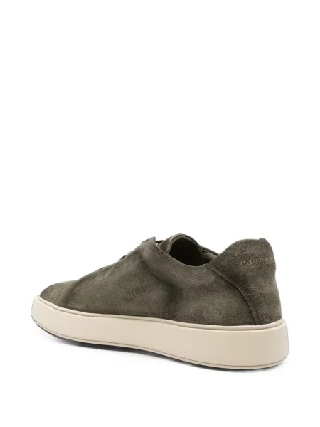 Fűzős szarvasbőr sneaker Officine Creative zöld
