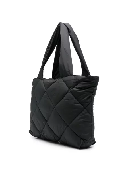 Matlasat geantă shopper Save The Duck negru