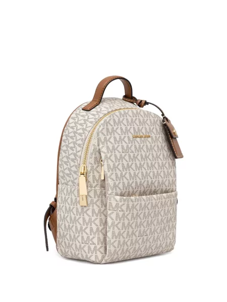 Top Michael Michael Kors din piele cu imagine maro
