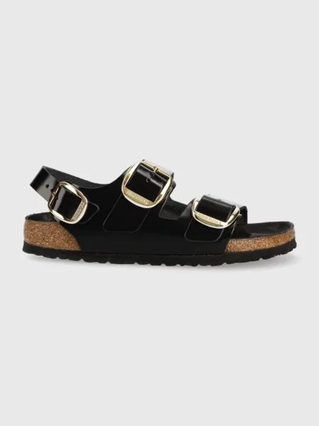 Kožené sandály Birkenstock Milano černá