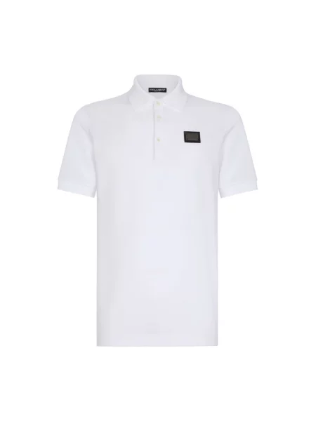 Koszulka polo Dolce And Gabbana biała