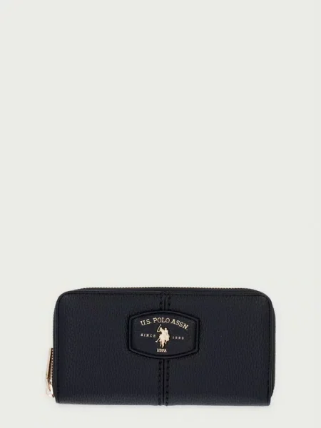 U.S. Polo Assn. portfel z imitacji skóry CHESTNUT czarny