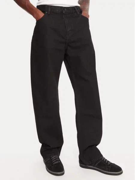 Quiksilver Jeans hlače Baggy Fit črna