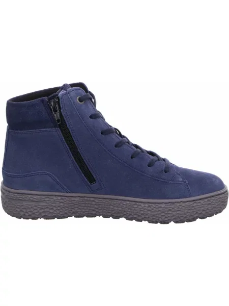 Sneakersy Hartjes zamszowe niebieskie