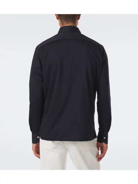 Tricou polo Kiton albastru