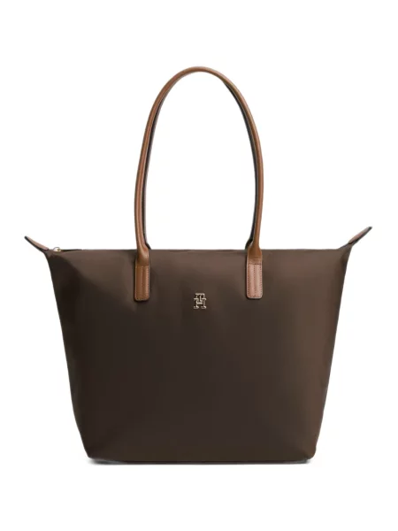Geantă shopper Tommy Hilfiger maro
