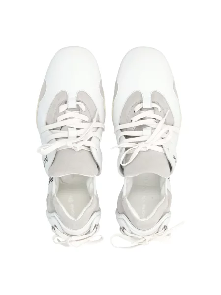 Sneakersy Acne Studios sznurowane skórzane białe