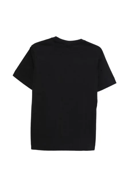 Тениска Emporio Armani с кръгло деколте черно